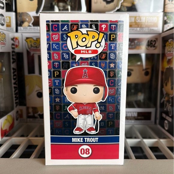 Funko Pop! MLB Mike Trout Angels Baseball Figure #08! - Picture 4 of 7
